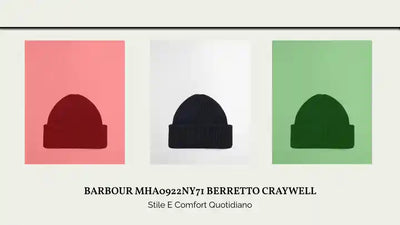 BARBOUR MHA0922NY71 Berretto Craywell by@Outfy