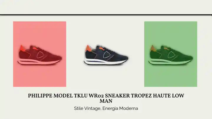 PHILIPPE MODEL TKLU WR02 SNEAKER TROPEZ HAUTE LOW MAN by@Outfy