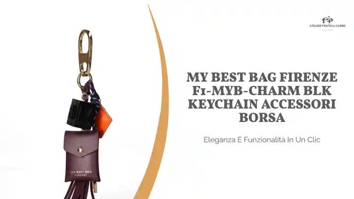 MY BEST BAG FIRENZE F1-MYB-CHARM BLK KEYCHAIN ACCESSORI BORSA by@Outfy