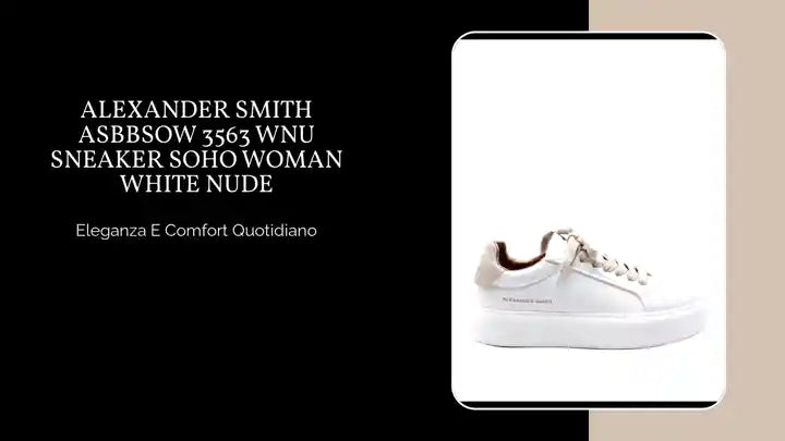 ALEXANDER SMITH ASBBSOW 3563 WNU SNEAKER SOHO WOMAN WHITE NUDE by@Outfy