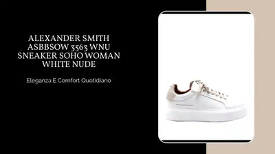 ALEXANDER SMITH ASBBSOW 3563 WNU SNEAKER SOHO WOMAN WHITE NUDE by@Outfy