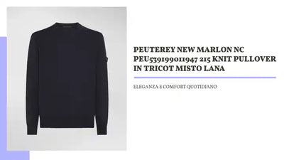 PEUTEREY NEW MARLON NC PEU539199011947 215 KNIT PULLOVER IN TRICOT MISTO LANA by@Outfy