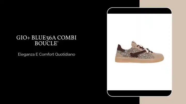 GIO+ BLUE36A COMBI BOUCLE' by@Outfy