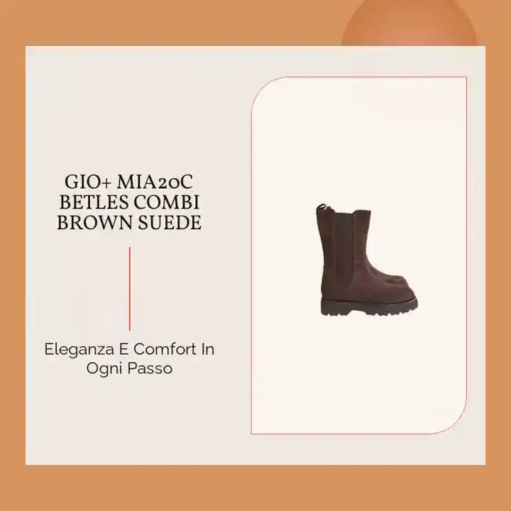GIO+ MIA20C BETLES COMBI BROWN SUEDE by@Outfy