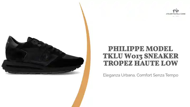 PHILIPPE MODEL TKLU W013 SNEAKER TROPEZ HAUTE LOW by@Outfy