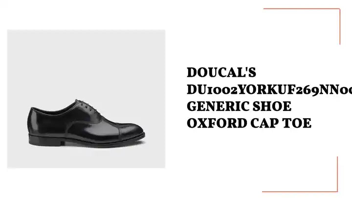 DOUCAL'S DU1002YORKUF269NN00 GENERIC SHOE OXFORD CAP TOE by@Outfy