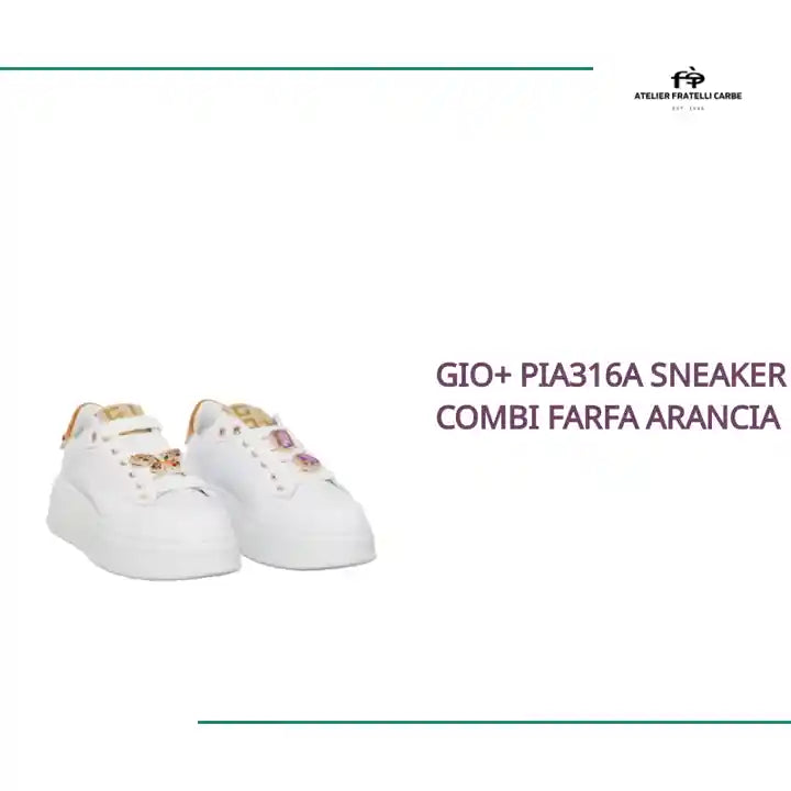 GIO+ PIA316A SNEAKER COMBI FARFA ARANCIA by@Outfy