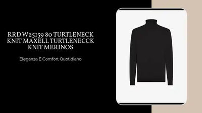 RRD W25159 80 TURTLENECK KNIT Maxell Turtlenecck Knit Merinos by@Outfy