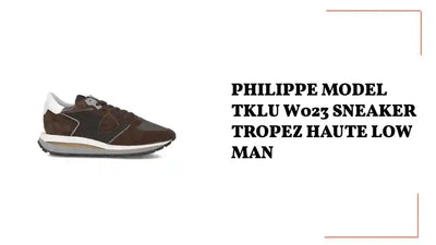 PHILIPPE MODEL TKLU W023 SNEAKER TROPEZ HAUTE LOW MAN by@Outfy