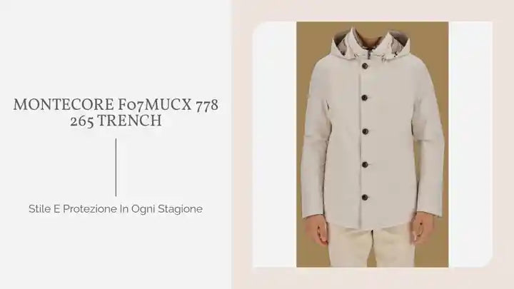 MONTECORE F07MUCX 778 265 TRENCH by@Outfy