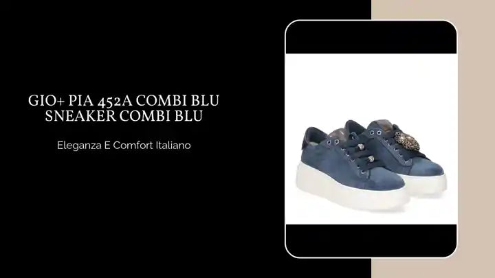 GIO+ PIA 452A COMBI BLU SNEAKER COMBI BLU by@Outfy