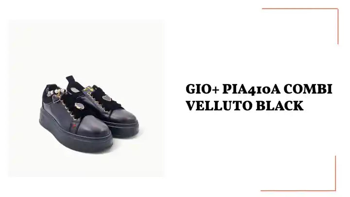 GIO+ PIA410A COMBI VELLUTO BLACK by@Outfy