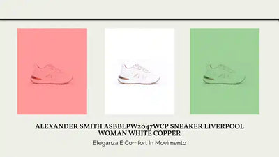 ALEXANDER SMITH ASBBLPW2047WCP SNEAKER LIVERPOOL WOMAN WHITE COPPER by@Outfy