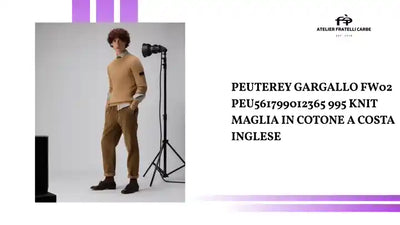 PEUTEREY GARGALLO FW02 PEU561799012365 995 KNIT Maglia in cotone a costa inglese by@Outfy