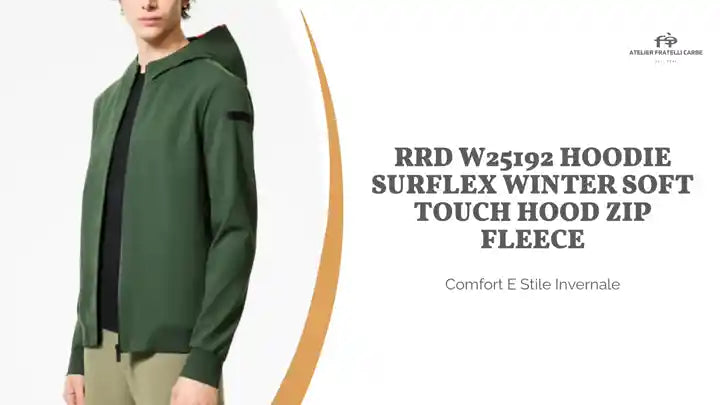 RRD W25192 HOODIE surflex winter soft touch hood zip fleece by@Outfy