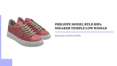 PHILIPPE MODEL BTLD HIP2 SNEAKER TEMPLE LOW WOMAN by@Outfy