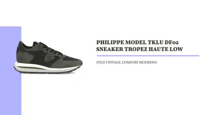 PHILIPPE MODEL TKLU DF02 SNEAKER TROPEZ HAUTE LOW by@Outfy