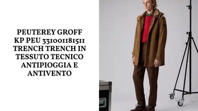 PEUTEREY GROFF KP PEU 331001181511 TRENCH TRENCH IN TESSUTO TECNICO ANTIPIOGGIA E ANTIVENTO by@Outfy