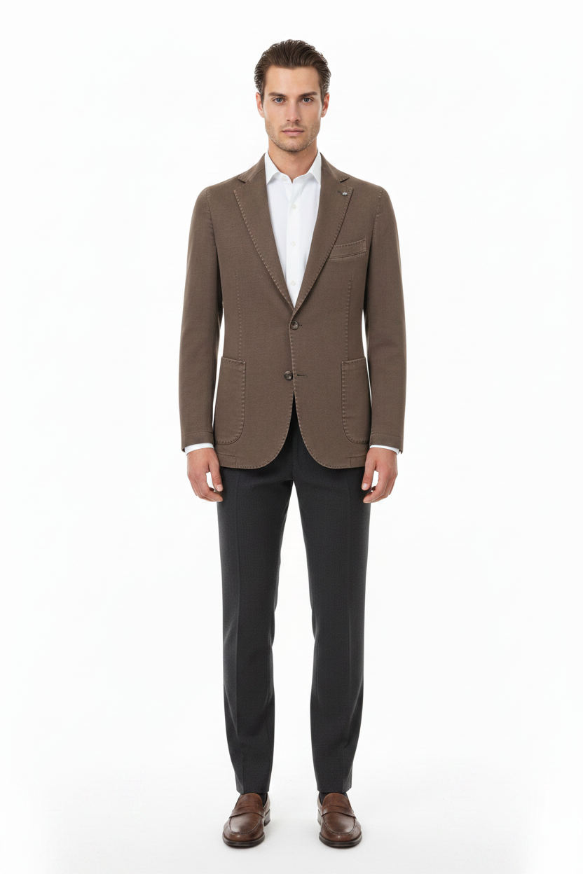 BHARNABA MONDEGOOLD R7002 JACKET TX APPLICATE OXFORD by BHARNABA