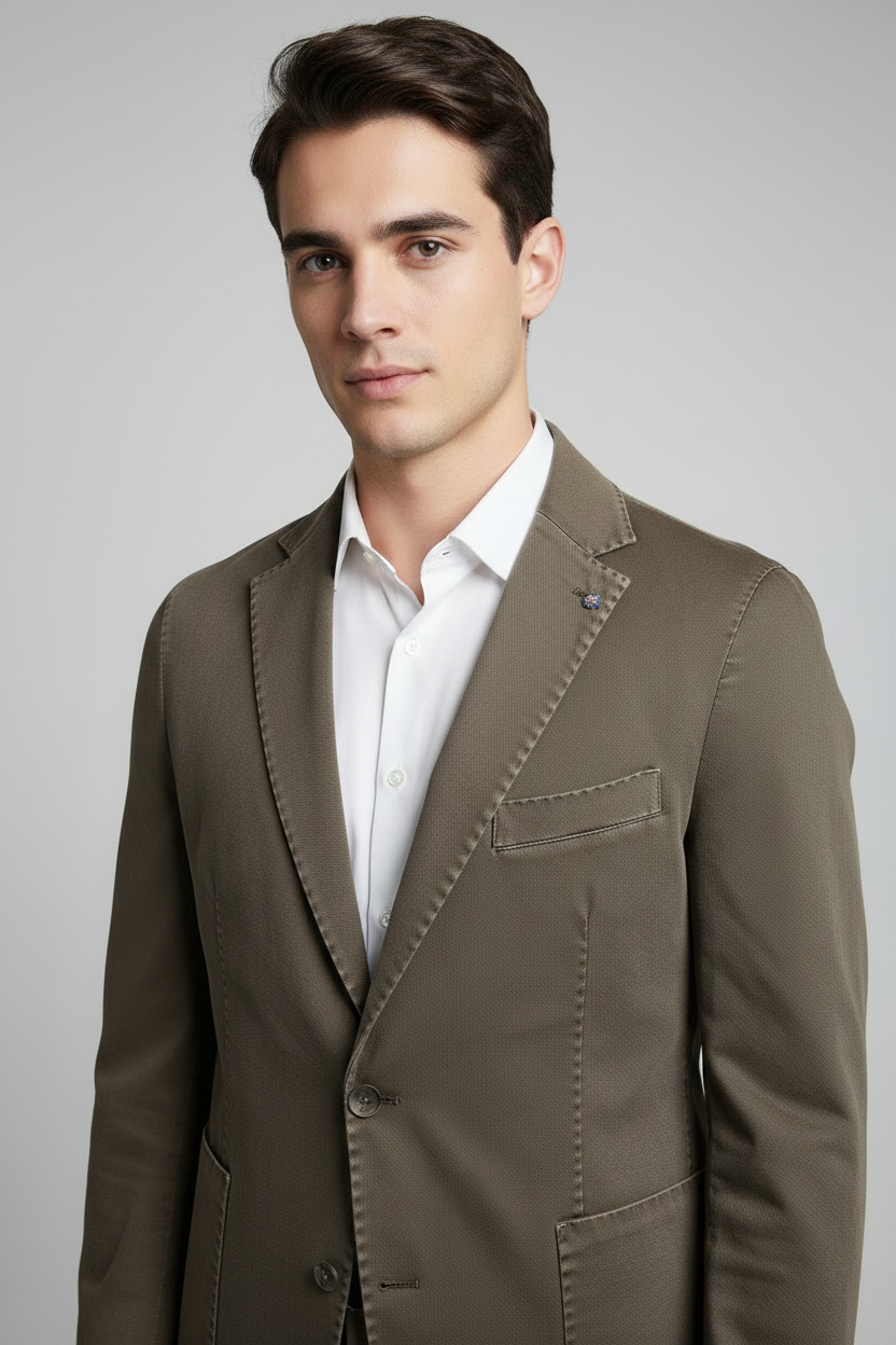BHARNABA MONDEGOOLD R7002 JACKET TX APPLICATE OXFORD by BHARNABA