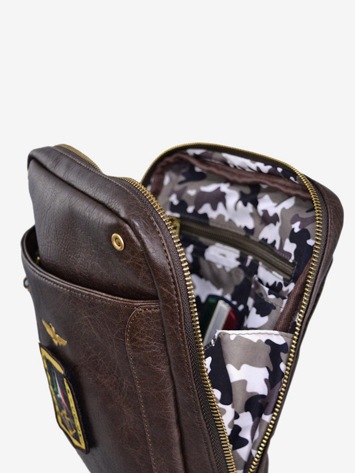 AERONAUTICA MILITARE AM471-BL CROSS BODY CON TRACOLLA IN SIMIL PELLE