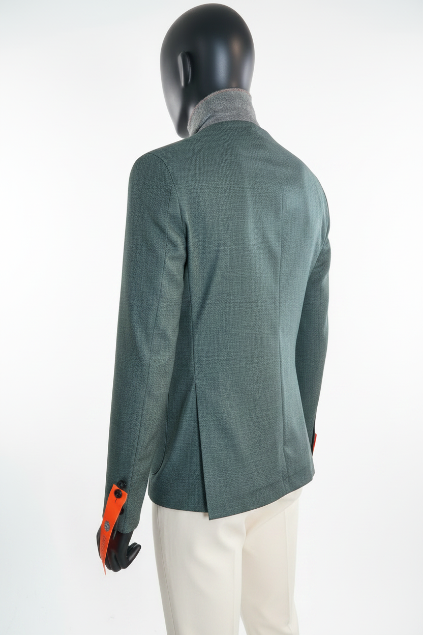 BHARNABA VARANO GKS-702 GIACCA UOMO TX APPLICATE OPERATO EFFETTO LINO