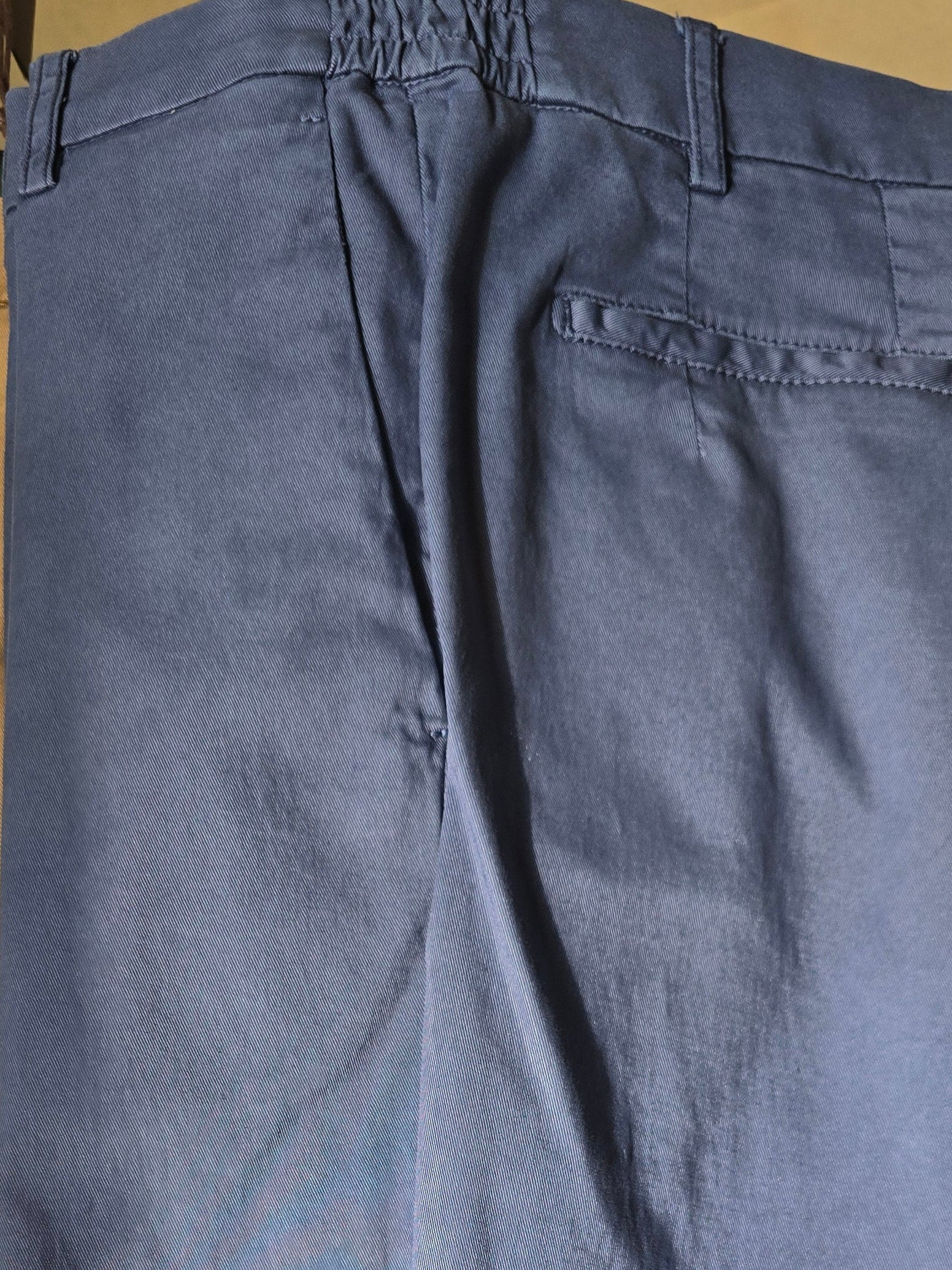 BERWICH MORELLO ELAX OL0015X 13 PANTALON AVEC TAILLE ÉLASTIQUE ET BANDE DIAGONALE LATÉRALE EN GABARDINE