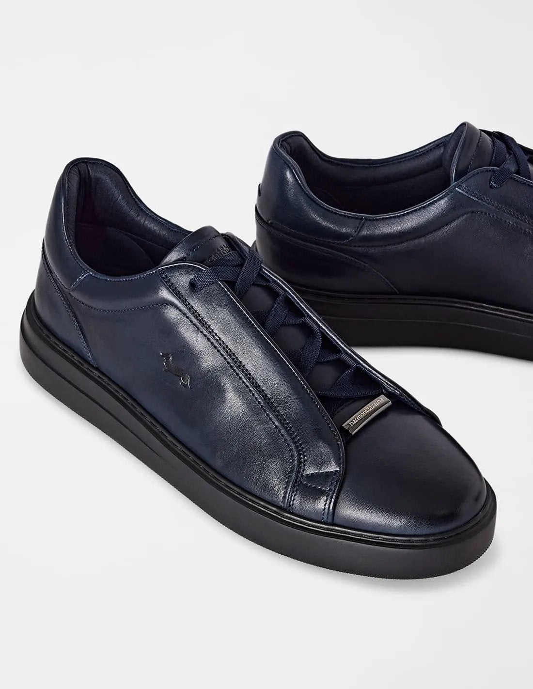 Sneaker Harmont & Blaine Buttero blu - Vista suola a cassetta in EVA