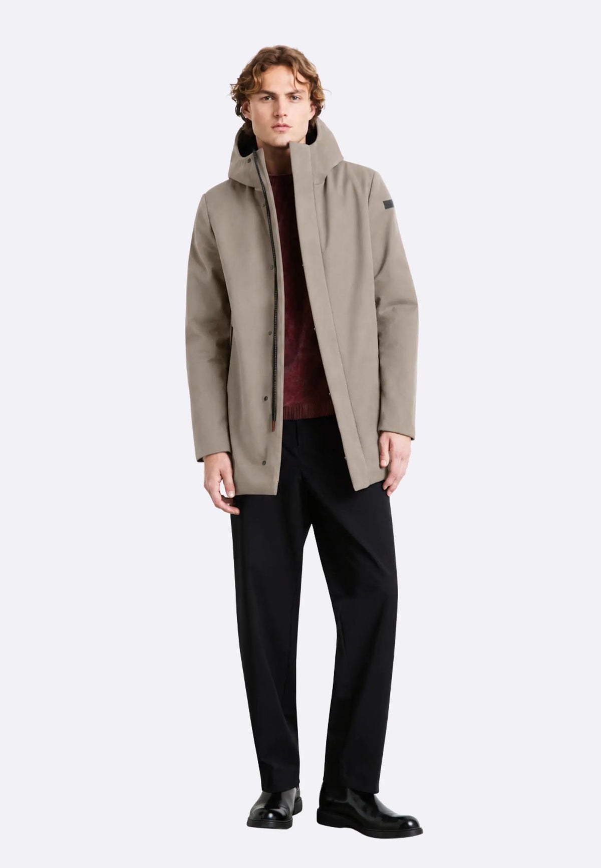 RRD W26090 Trench Hut Thermo Jacket White Sand - Dettaglio tasca