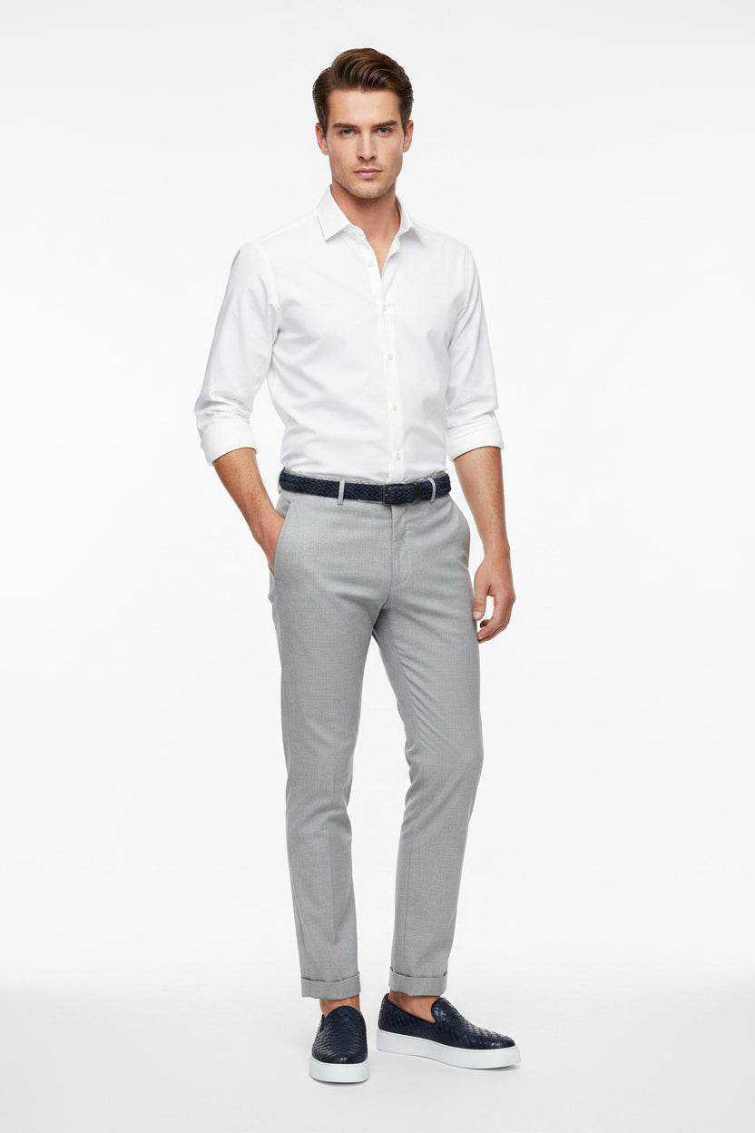 EXTON 523 CROKE INTRECCIATO OCEANO  LOAFER SLIP ON INTRECCIATO