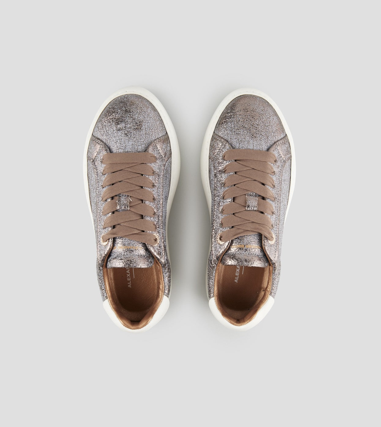 ALEXANDER SMITH ASBCSOW 3566BZW  SNEAKER SOHO WOMAN BRONZE WHITE