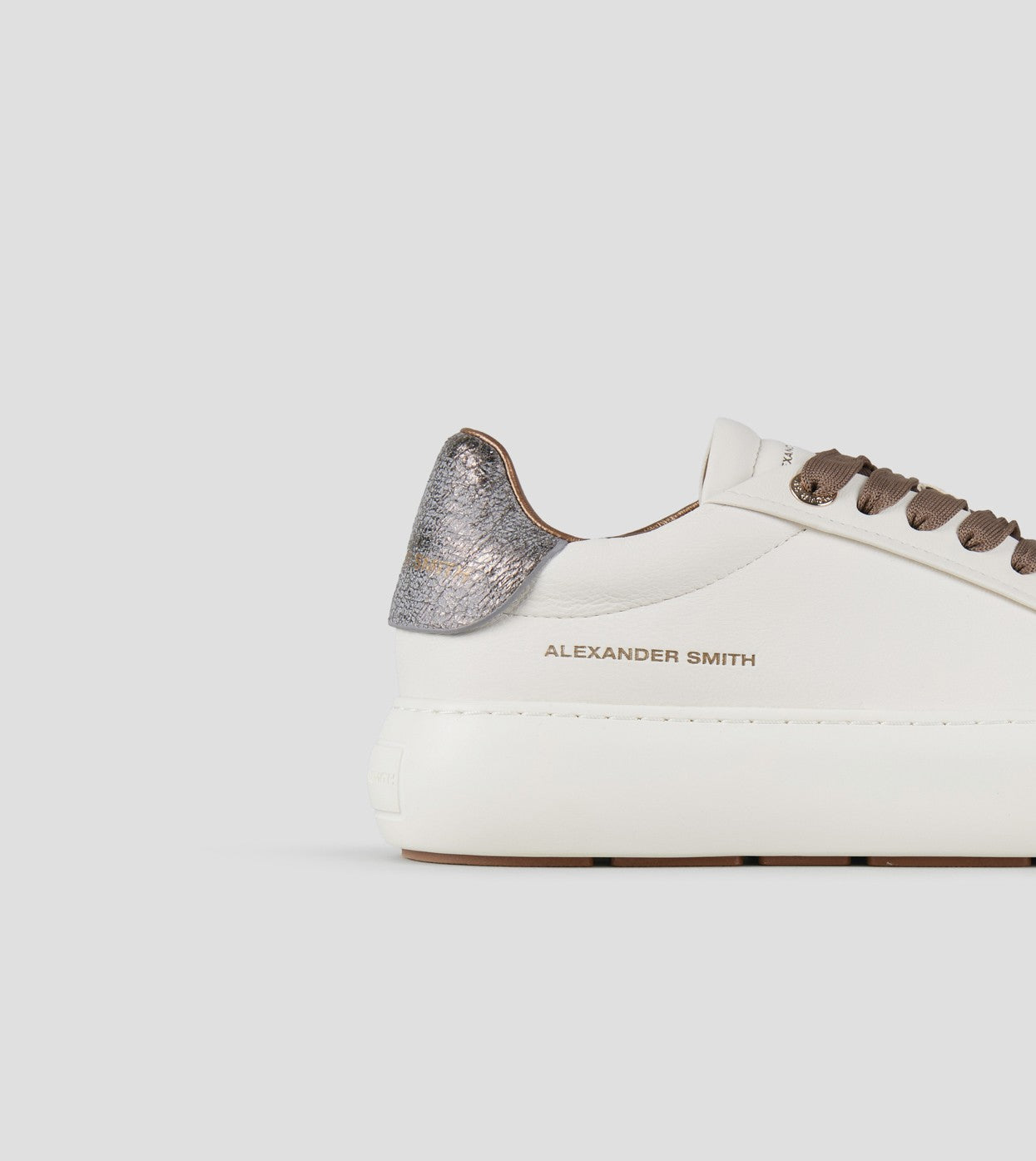 ALEXANDER SMITH ASBCSOW 3567WBZ  SNEAKER SOHO WOMAN WHITE BRONZE