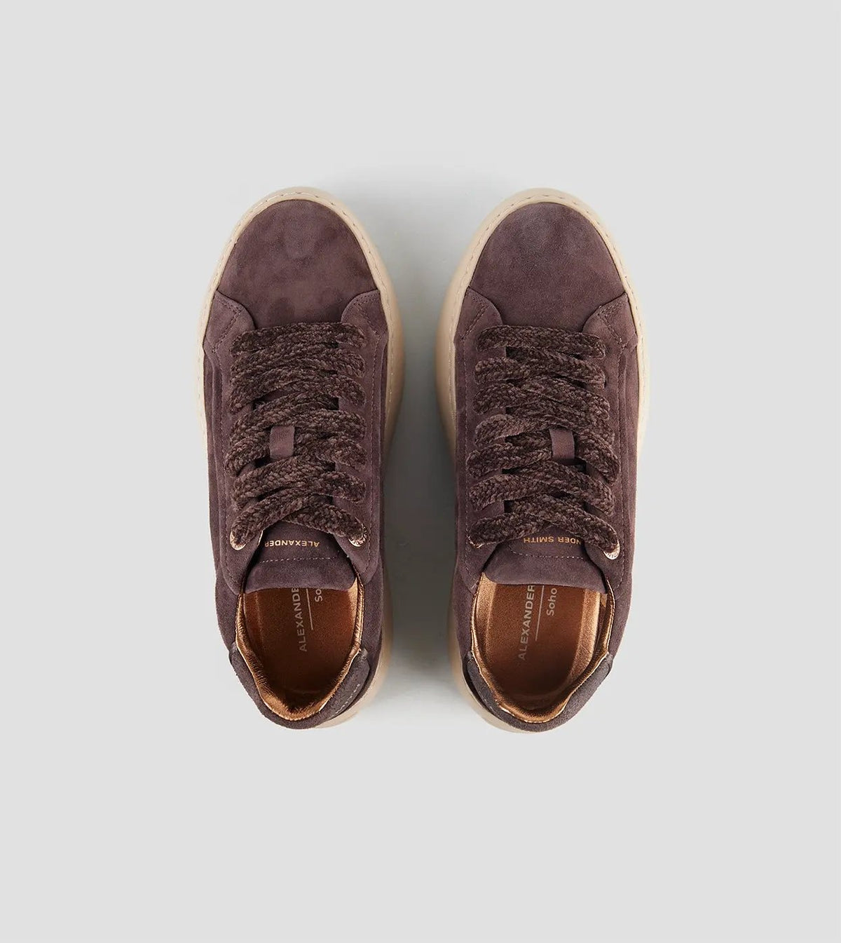 ALEXANDER SMITH ASBESOW 3577 DBN SNEAKER SOHO WOMAN DARK BROWN by ALEXANDER SMITH