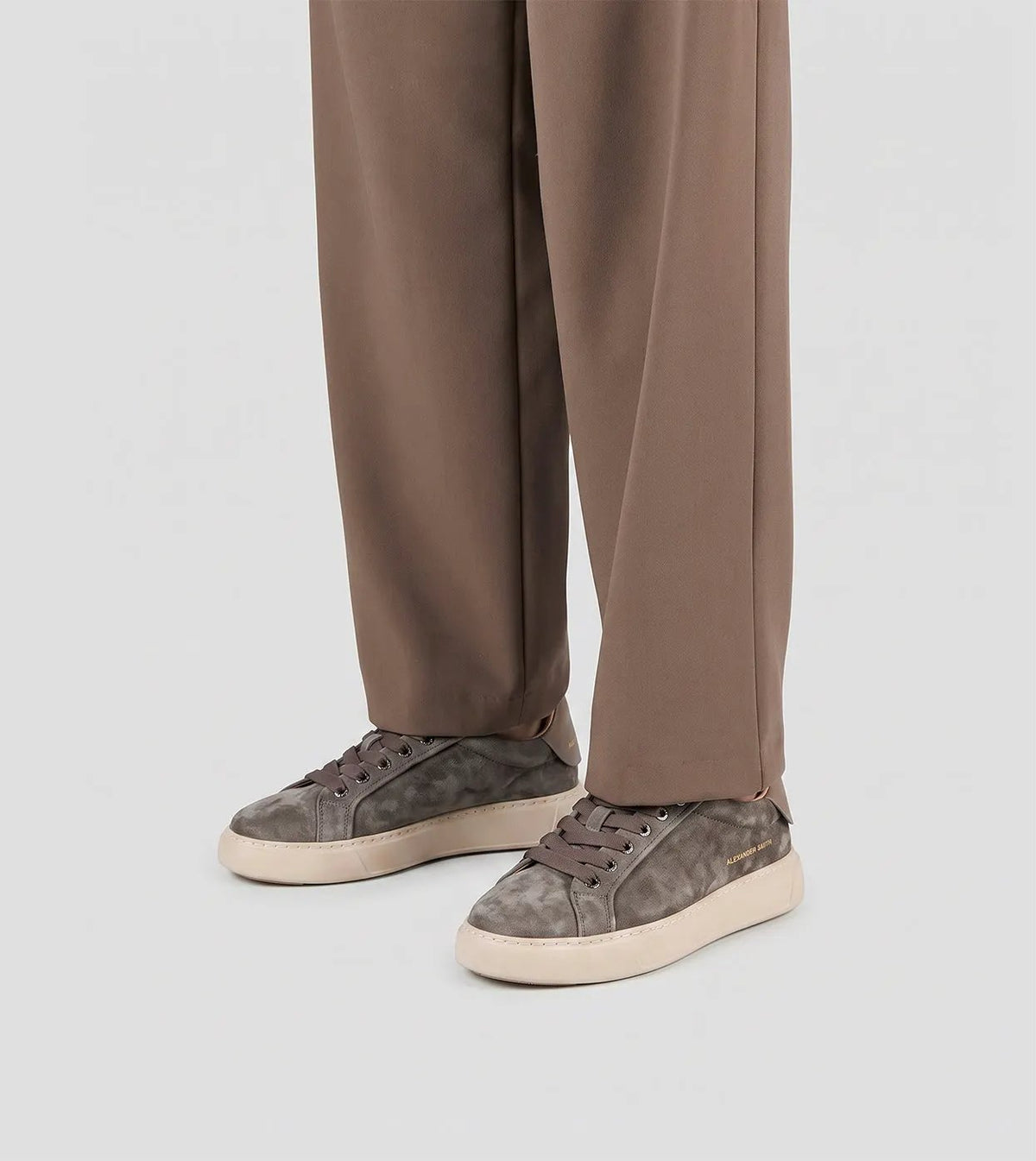 ALEXANDER SMITH ASBESOM 3669 DBN SNEAKER SOHO MAN DARK BROWN by ALEXANDER SMITH
