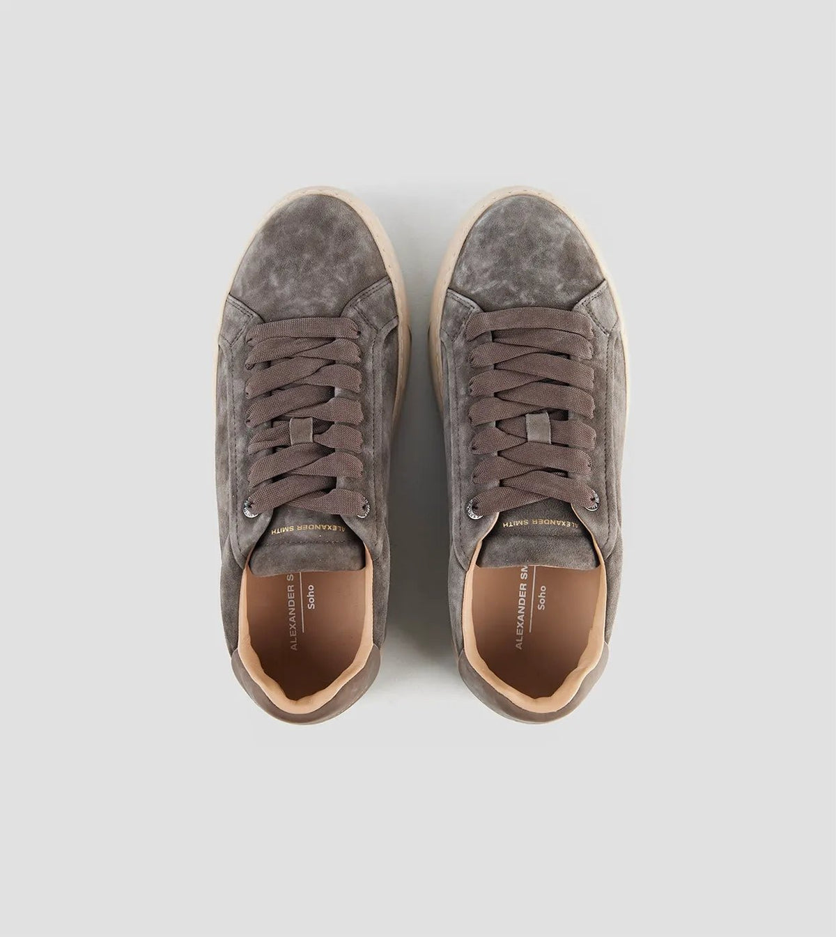 ALEXANDER SMITH ASBESOM 3669 DBN SNEAKER SOHO MAN DARK BROWN by ALEXANDER SMITH
