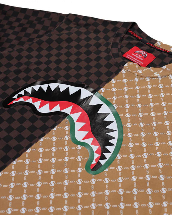 SPRAYGROUND SP763 PARIS VS FLORENCE SPLIT REGULAR T-SHIRT - Atelier Fratelli Carbè