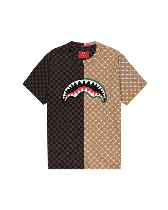 SPRAYGROUND SP763 PARIS VS FLORENCE SPLIT REGULAR T-SHIRT - Atelier Fratelli Carbè
