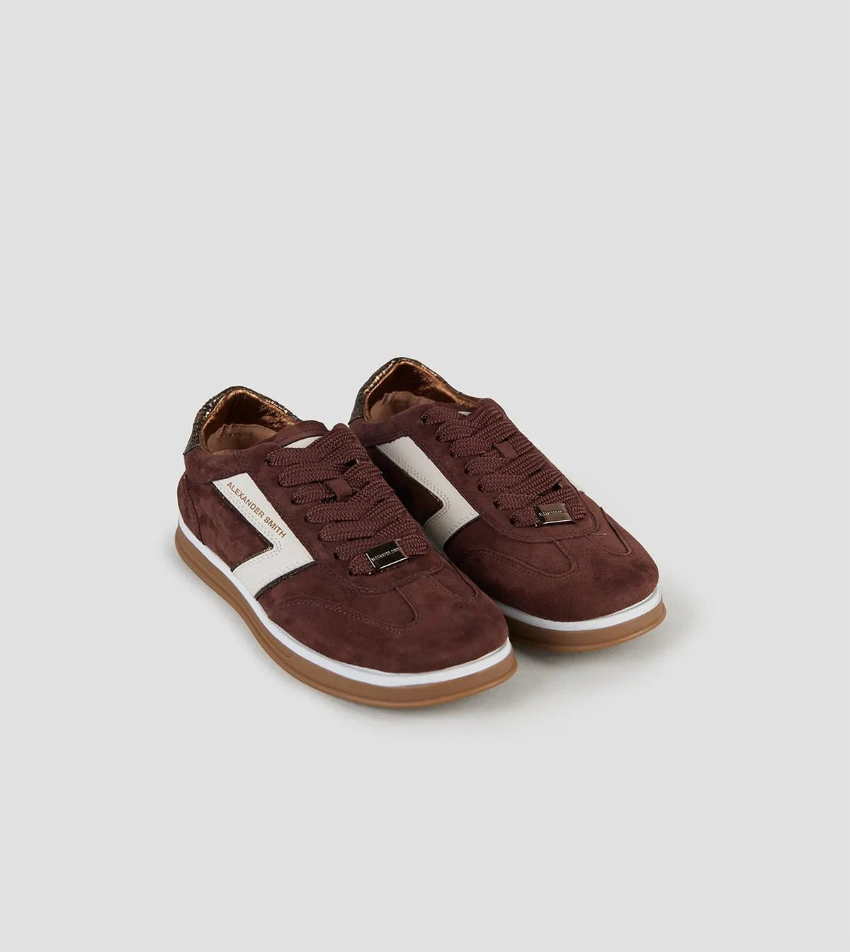 ALEXANDER SMITH ASBETMW 9812 BRO SNEAKER THAMES WOMAN BORDEAUX OFF-WHITE by ALEXANDER SMITH