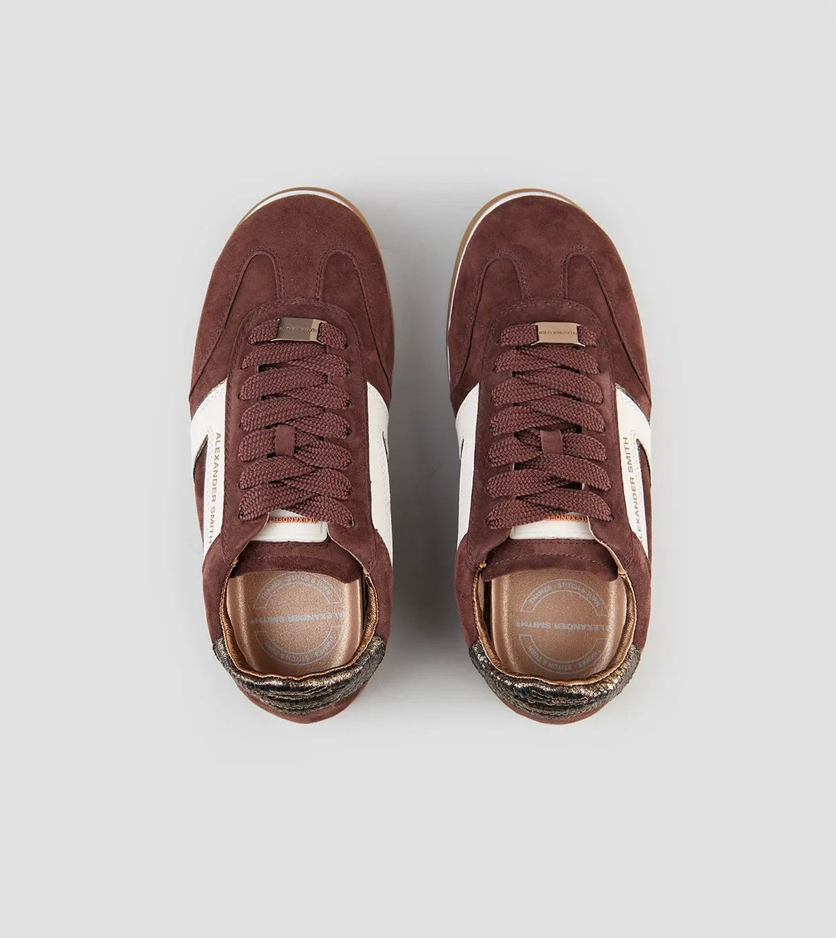 ALEXANDER SMITH ASBETMW 9812 BRO SNEAKER THAMES WOMAN BORDEAUX OFF-WHITE by ALEXANDER SMITH