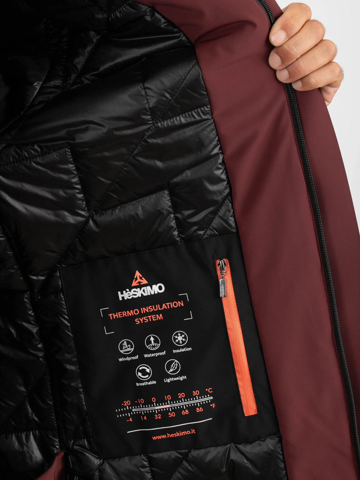 HESKIMO HE2440006 BLOUSON JACKET PARKA LONG GS TECH IMB. SORONA by HESKIMO