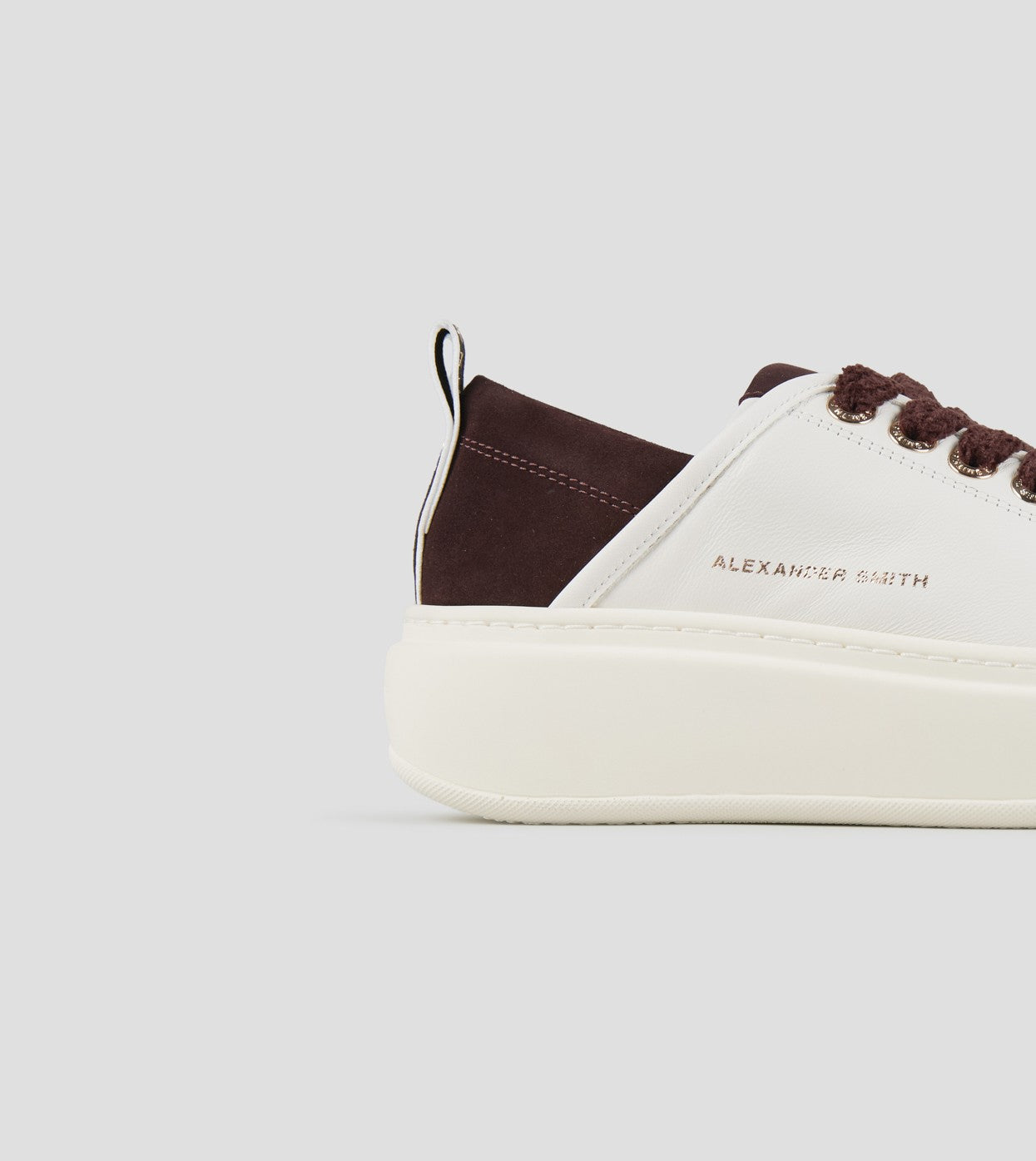 ALEXANDER SMITH ASBCWHW 0523WDX  SNEAKER WEMBLEY HIGH WOMAN WHITE BORDEAUX